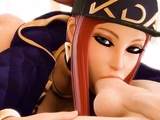 League of Legends 3D Akali Compilation Scenes