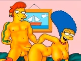 Marge Simpson real wife cheating